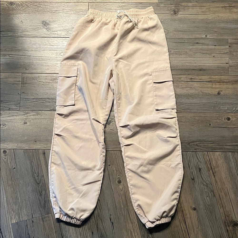 SHEIN Beige Cargo Joggers